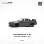 Pop Race Nissan GT-R R32 Gun Grey Metallic