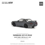 Pop Race Nissan GT-R R32 Gun Grey Metallic