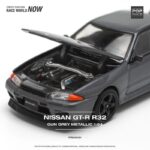 Pop Race Nissan GT-R R32 Gun Grey Metallic