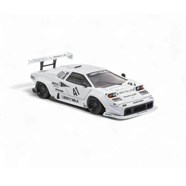 Vision64 Vision64 Lamborghini Countach LP500 LB Works Modified White - MINIATURE ...