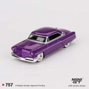 MINI GT Lincoln Capri Hot Rod 1954 Purple Metallic