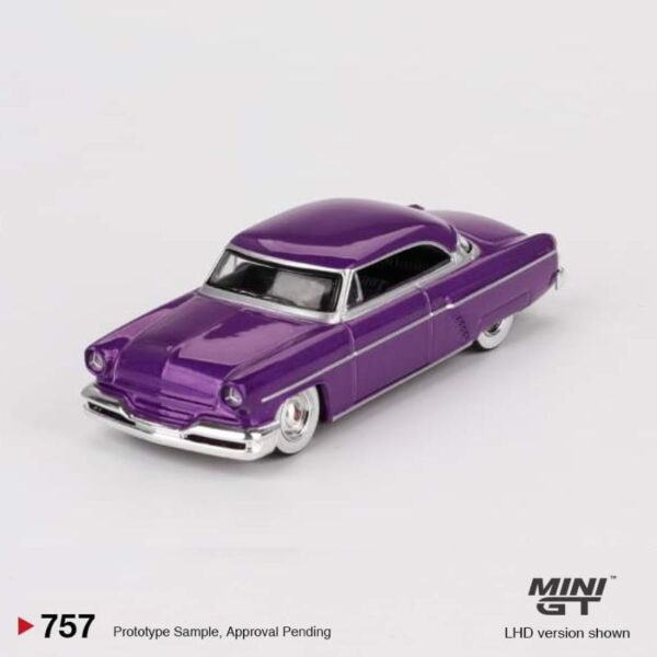 MINI GT Lincoln Capri Hot Rod 1954 Purple Metallic