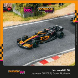 Tarmac Works McLaren MCL36 Japanese Grand Prix 2022 Daniel Ricciardo