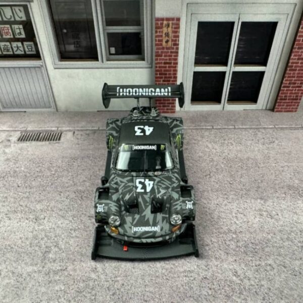 Top Models Porsche 911 RSR Hoonigan Modified Hoonipigasus Grey