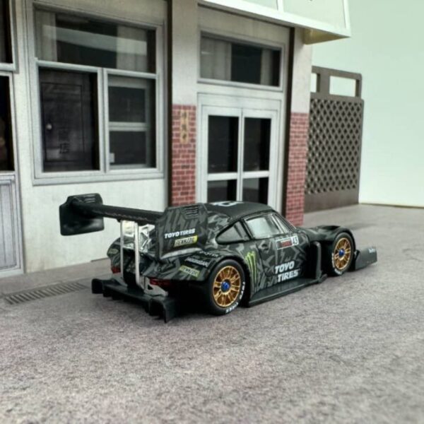 Top Models Porsche 911 RSR Hoonigan Modified Hoonipigasus Grey