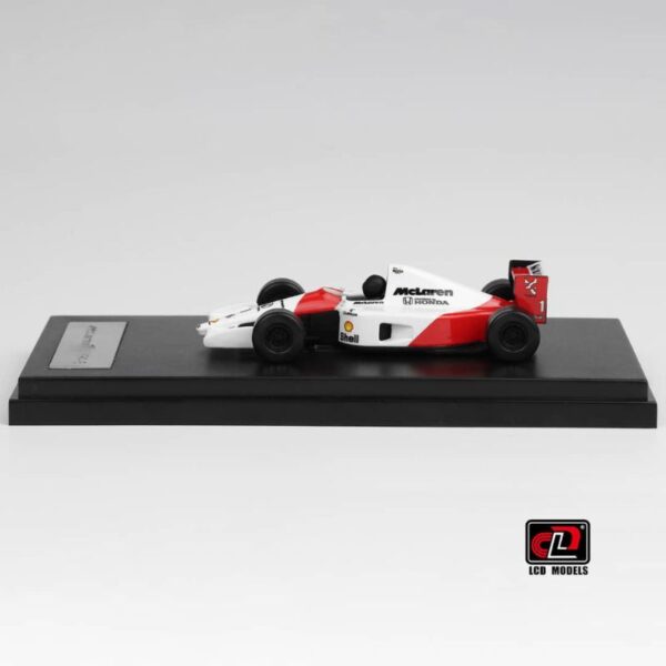 LCD Model McLaren Honda MP4/6 F1 Racing White