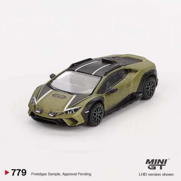 MINI GT Lamborghini Huracan Sterrato Verde Gea Matt