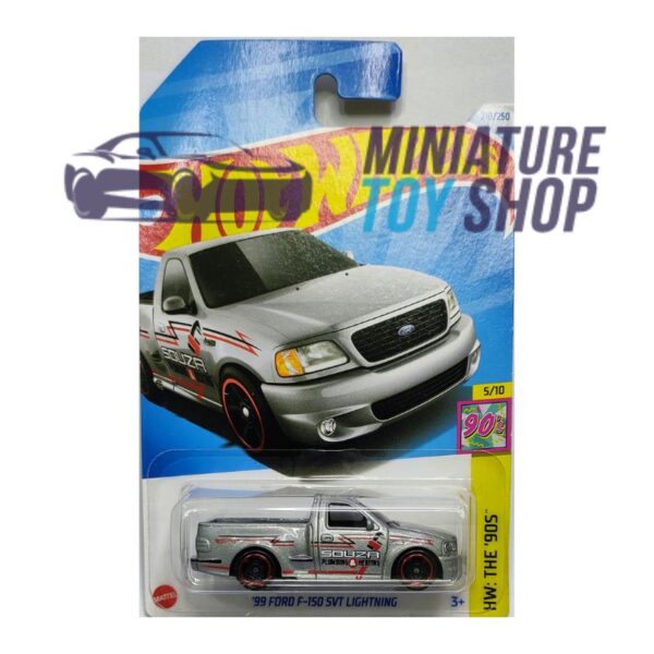 Hot Wheels 2024 Mainline '99 Ford F-150 SVT Lightnig Silver