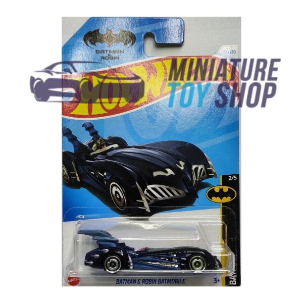 Hot Wheels 2024 Mainline Batman and Robin Batmobile Blue