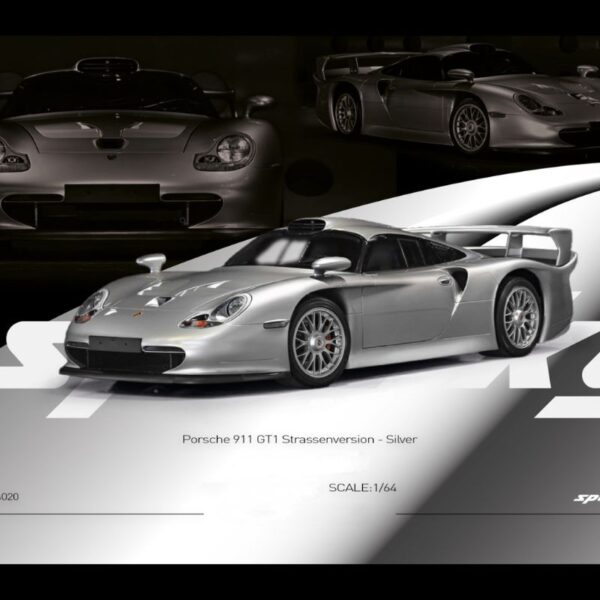 Sparky Porsche 911 GT1 Strassenversion Silver