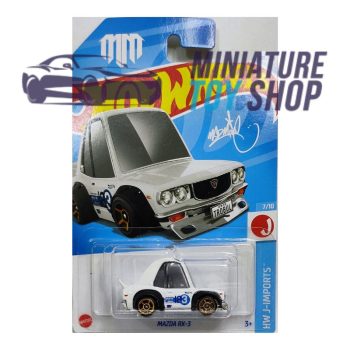 Hot Wheels 2024 Mainline Mazda RX-3 Tooned White