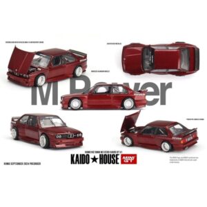 MINI GT BMW M3 (E30) Kaido GT V1 Maroon