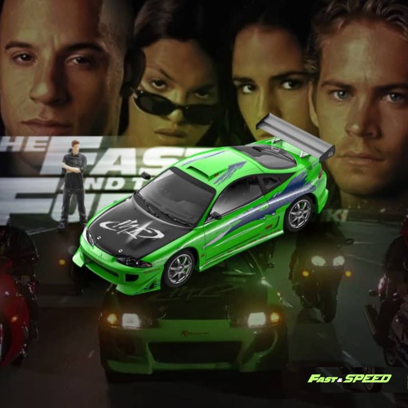 Fast and Speed Mitsubishi Eclipse D30 With Figure
