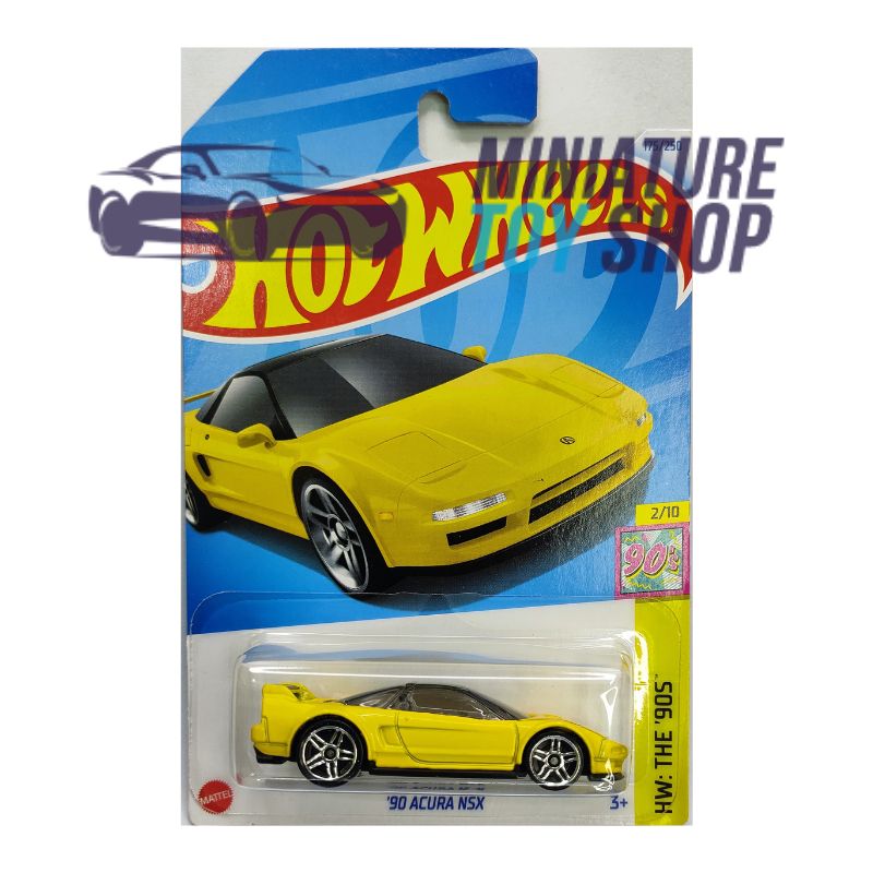 Hot Wheels 2024 Mainline 90 Acura NSX Yellow
