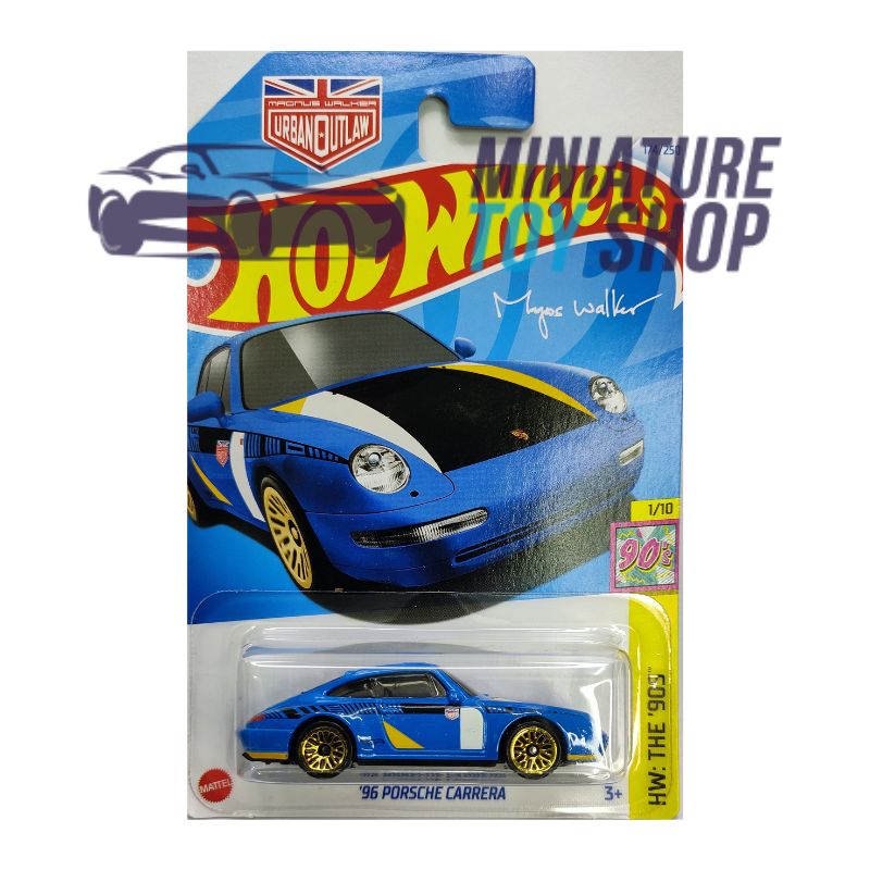 Hot Wheels 2024 Mainline 96 Porsche Carrera Blue