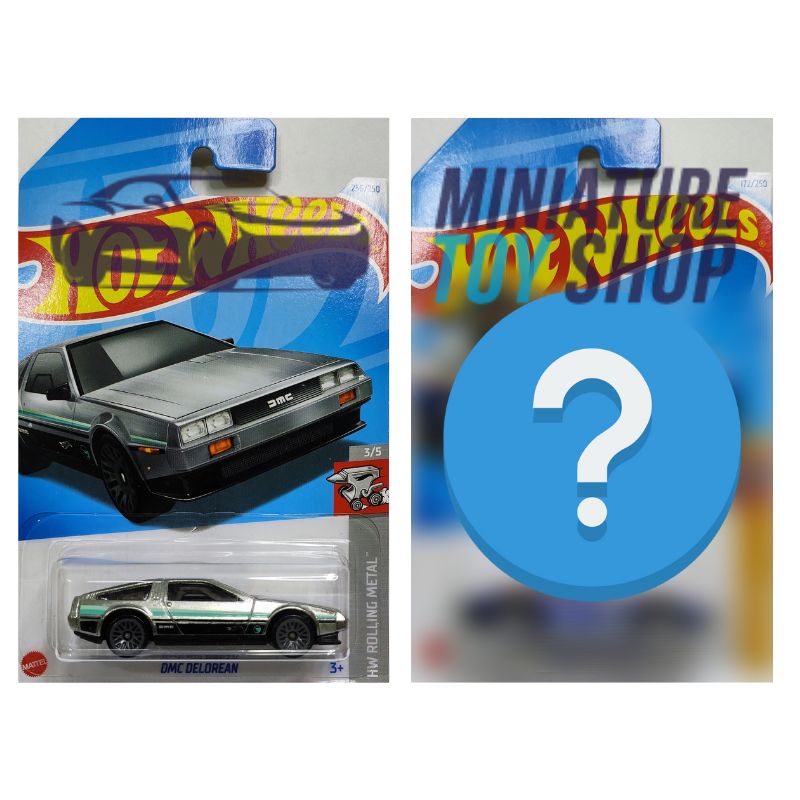 Hot Wheels 2024 Mainline DMC DeLorean Silver Hot Wheels 2024 Mainline DMC DeLorean Silver