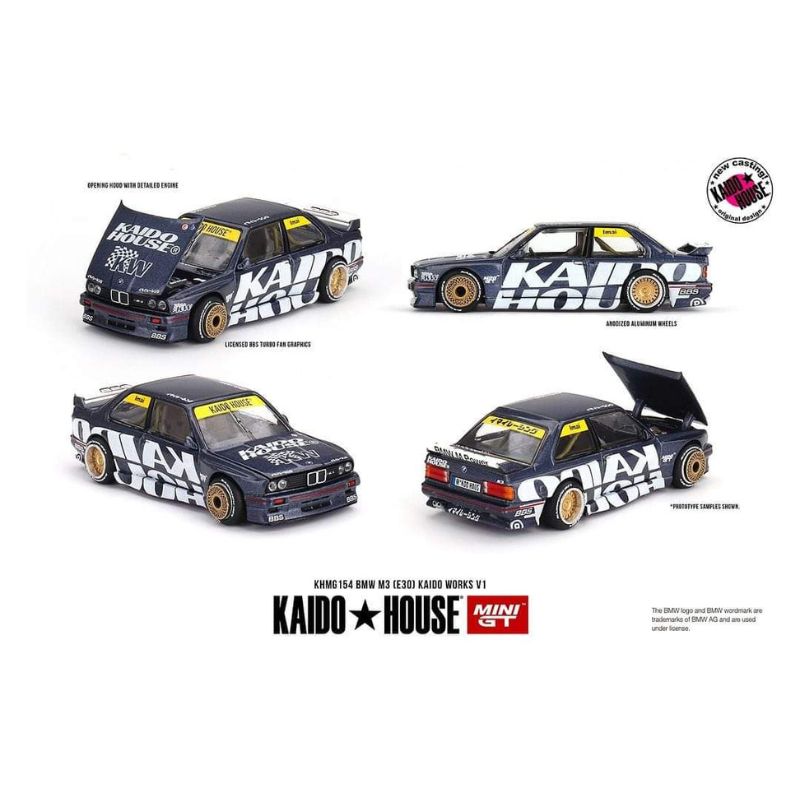 MINI GT BMW M3 (E30) Kaido Works V1 - MINIATURE TOY SHOP