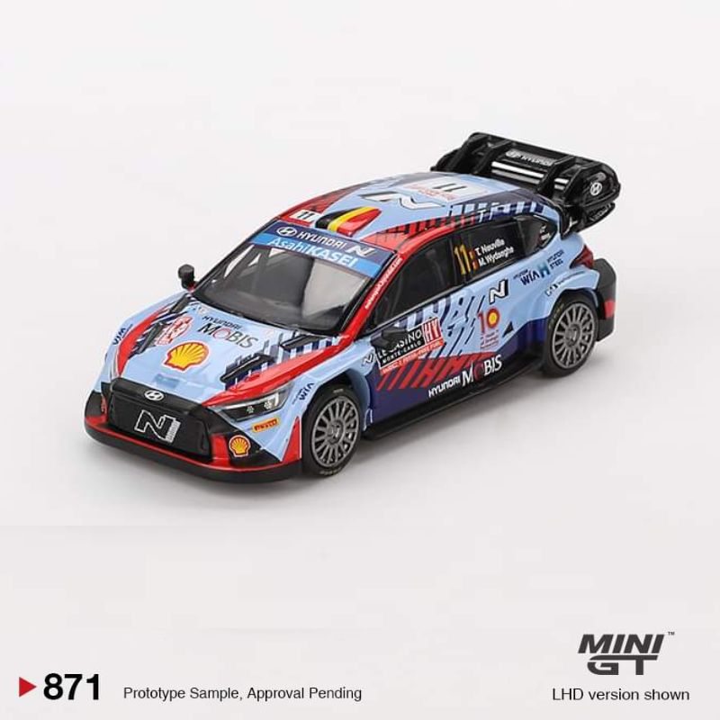 MINI GT Hyundai i20 N Rally1 Hybrid #11 2024 Rallye Monte-Carlo Winner