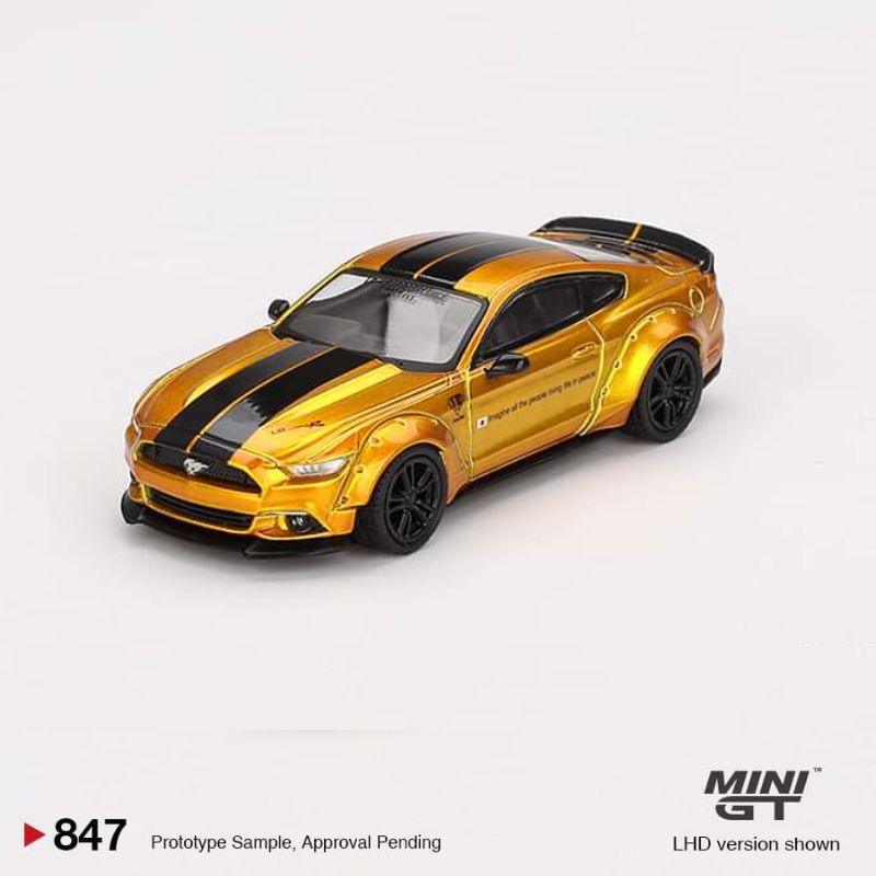 (Pre-Order) MINI GT LB-Works Ford Mustang LB Gold (April2025 ...