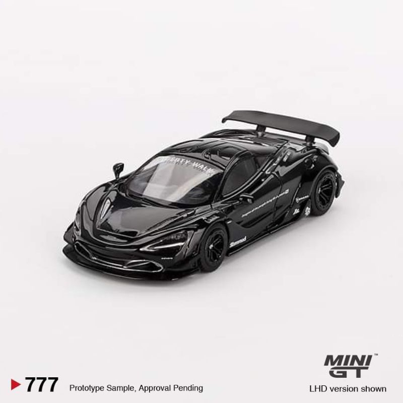 MINI GT McLaren 720S LB Works Black - MINIATURE TOY SHOP
