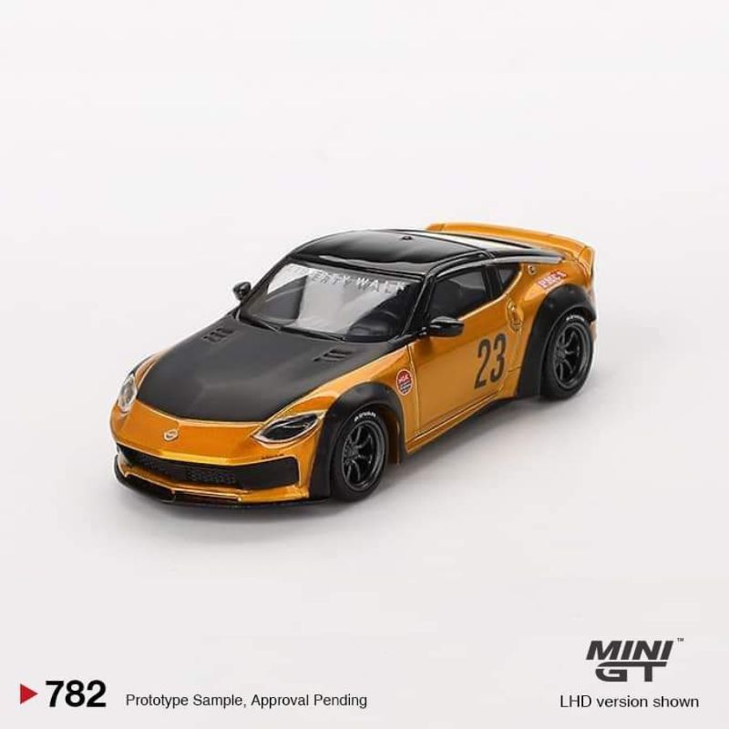 MINI GT Nissan Z LB NATION WORKS LB Gold