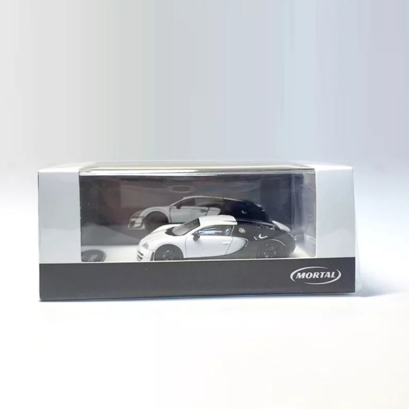 Mortal Bugatti Veyron Super Sport White Black - MINIATURE TOY SHOP