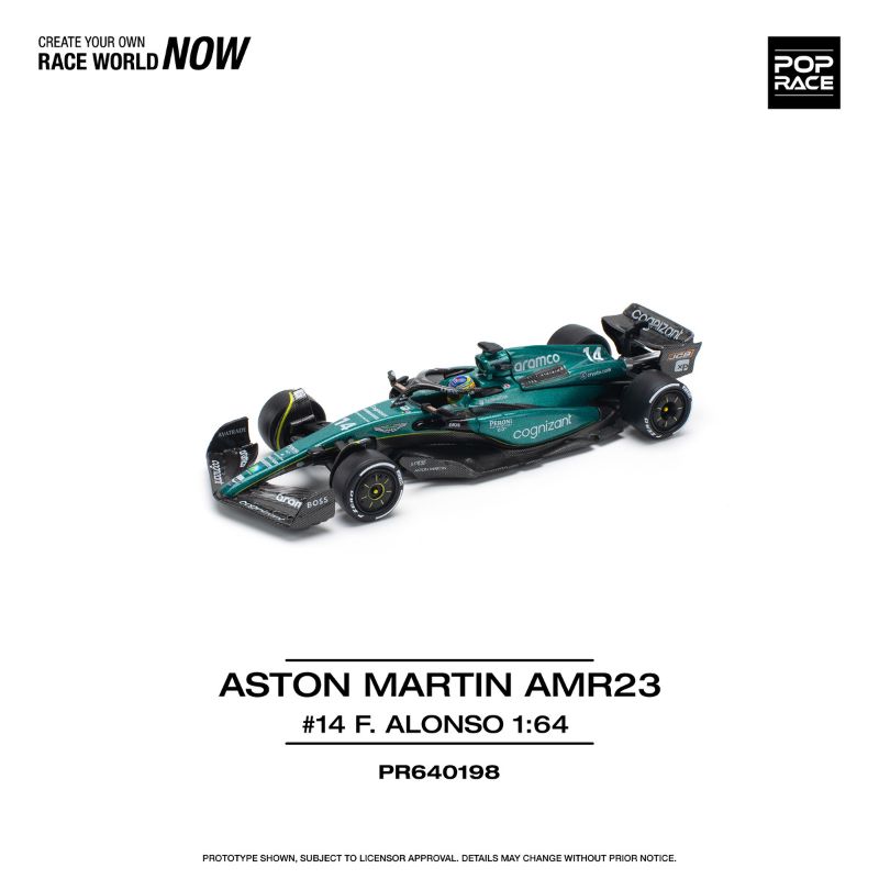 PopRace Aston Martin AMR23 #14 F. Alonso