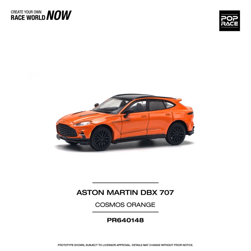 PopRace Aston Martin DBX 707 Cosmos Orange