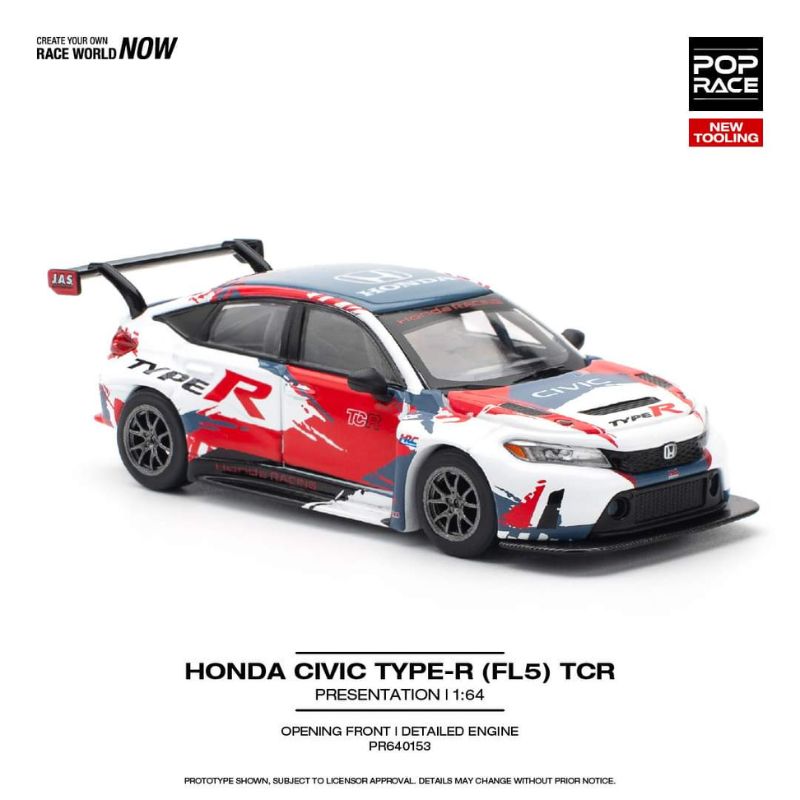 PopRace Honda Civic Type-R TCR FL5 Presentation