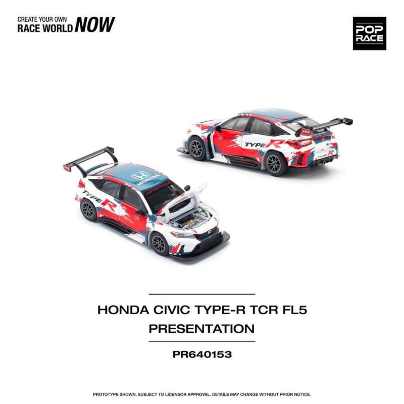 PopRace Honda Civic Type-R TCR FL5 Presentation