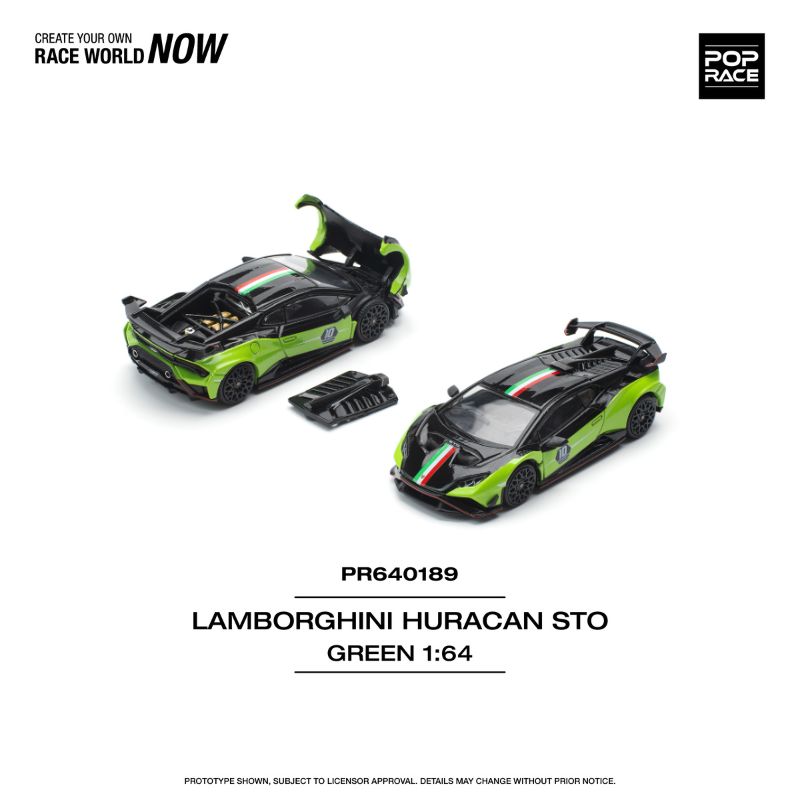 PopRace Lamborghini Huracan STO Green