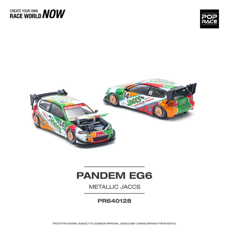 PopRace Pandem Civic EG6 Metallic JACCS