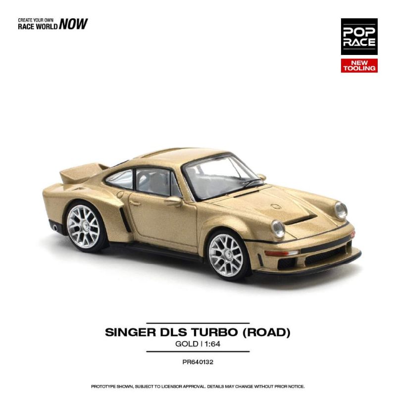 PopRace Porsche Singer DLS Turbo Gold