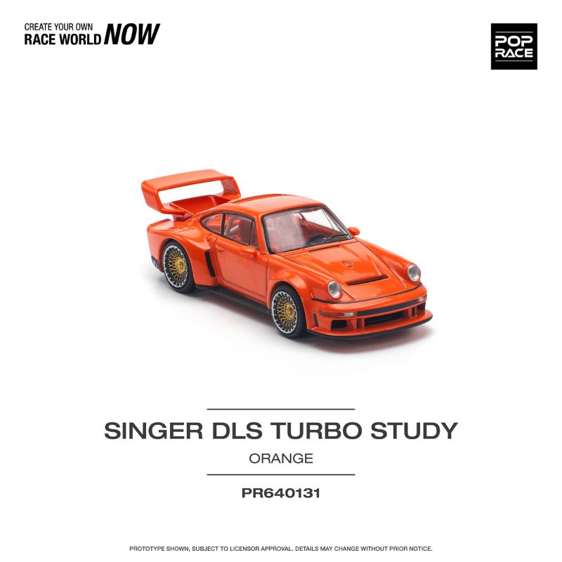 PopRace Porsche Singer DLS Turbo Study Orange