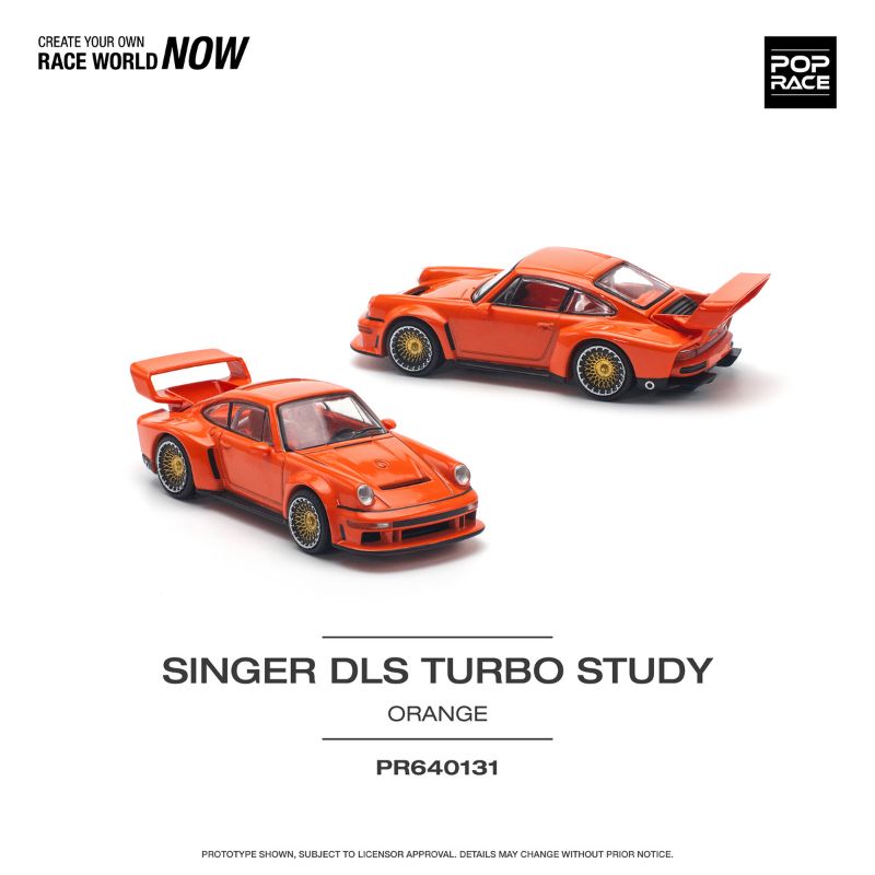 PopRace Porsche Singer DLS Turbo Study Orange