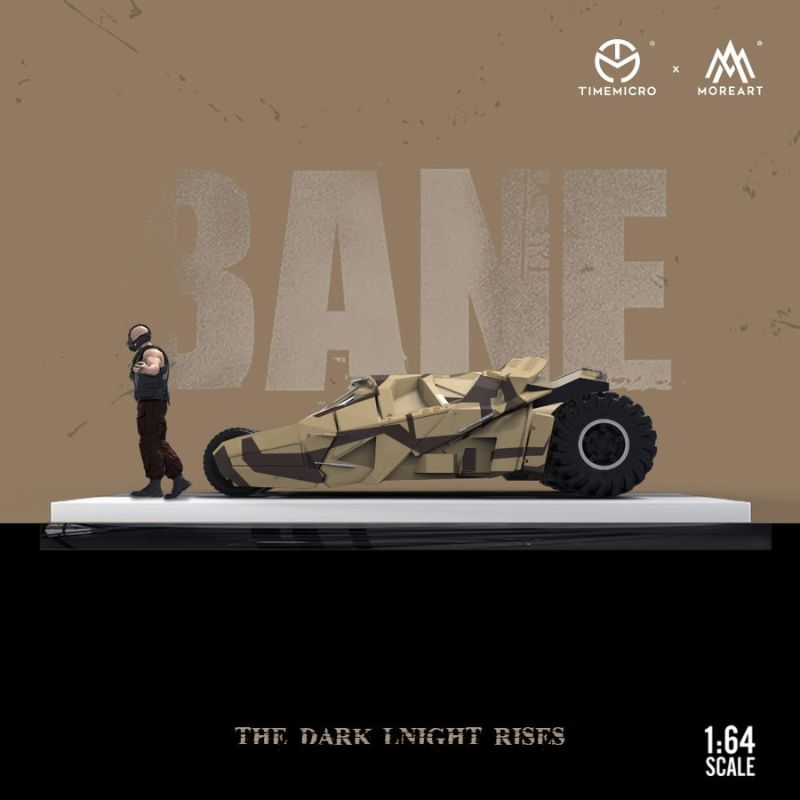 新作　1/64 TIMEMICRO THE DARK LNIGHT BANE Time Micro The Dark Knight Rises Bane Chariot and Figure Set