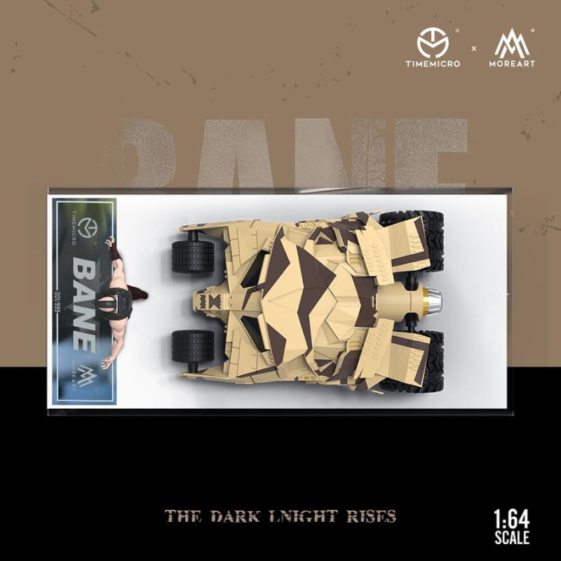 新作　1/64 TIMEMICRO THE DARK LNIGHT BANE Time Micro The Dark Knight Rises Bane Chariot and Figure Set