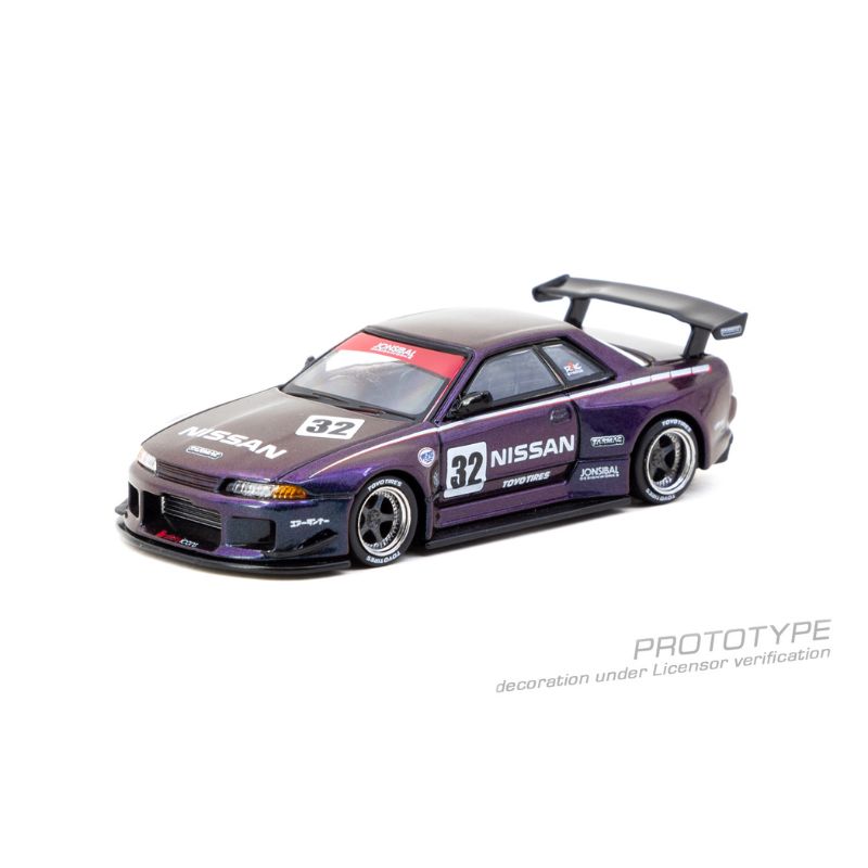 Tarmac Works Nissan Skyline (R32) Widebody Midnight Purple