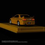 Kyosho Nissan Nismo 400R Yellow With MOTN LED Base with magazine - Image 3
