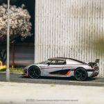 Tarmac Works Koenigsegg Agera RS Moon Silver Black - Image 2