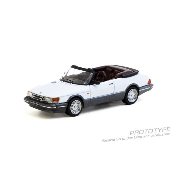 Tarmac Works Saab 900 Turbo Convertible White - Image 4