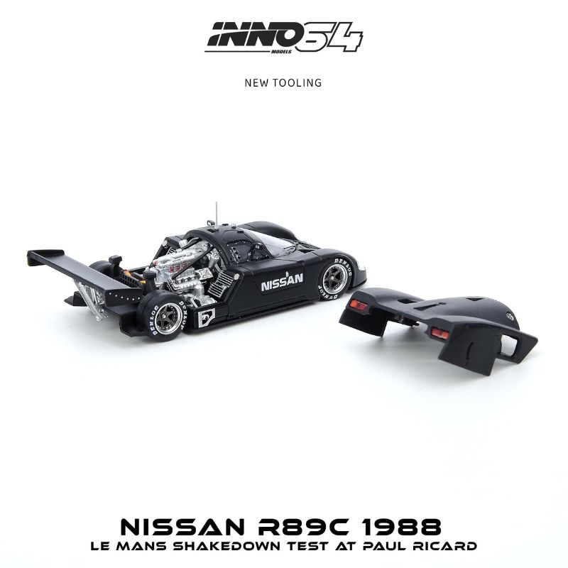 INNO64 Models Nissan R89C Le Mans Shakedown Test AT PAUL RICARD