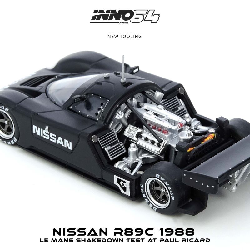 INNO64 Models Nissan R89C Le Mans Shakedown Test AT PAUL RICARD