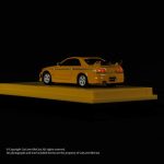 Kyosho Nissan Nismo 400R Yellow With MOTN LED Base with magazine - Image 5