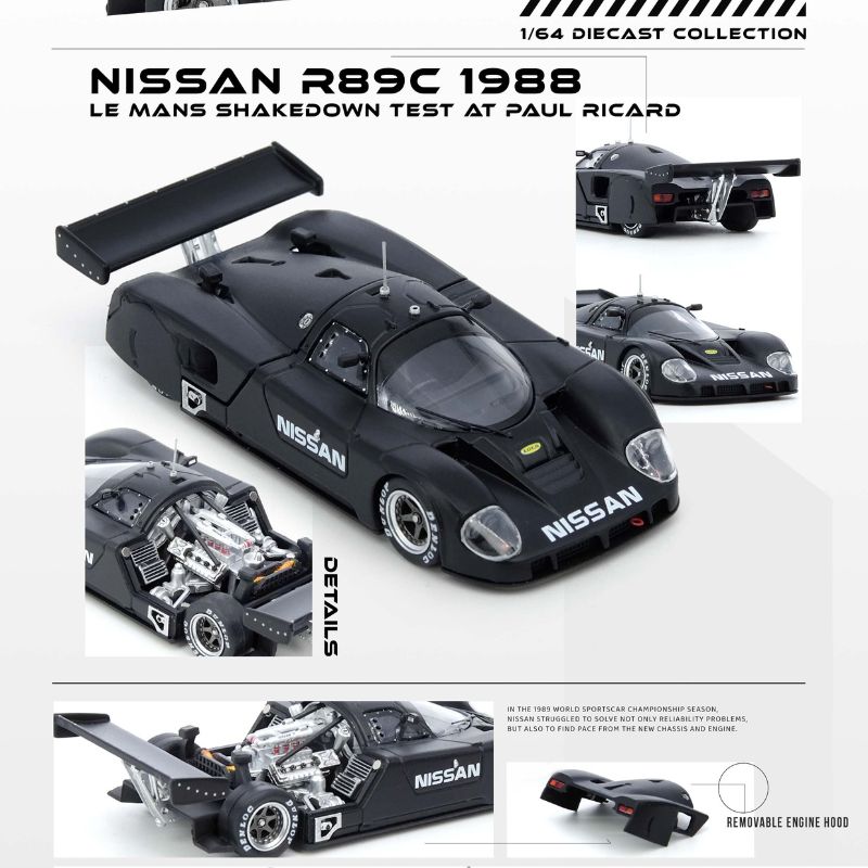 INNO64 Models Nissan R89C Le Mans Shakedown Test AT PAUL RICARD