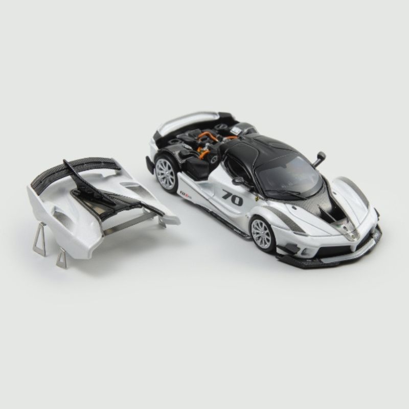 Little Toys Ferrari FXX-K Evo Pearl White - MINIATURE TOY SHOP
