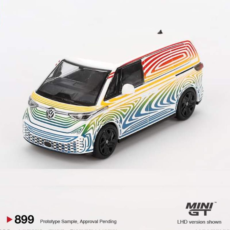 MINI GT Volkswagen ID. Buzz Prototype Rainbow MINI GT Volkswagen ID. Buzz Prototype Rainbow