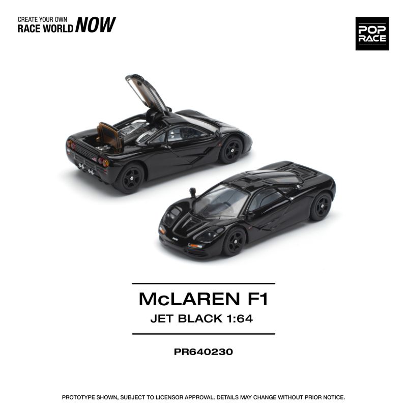 PopRace McLaren F1 Jet Black