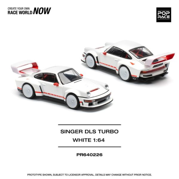 PopRace Singer DLS Turbo (Track) White