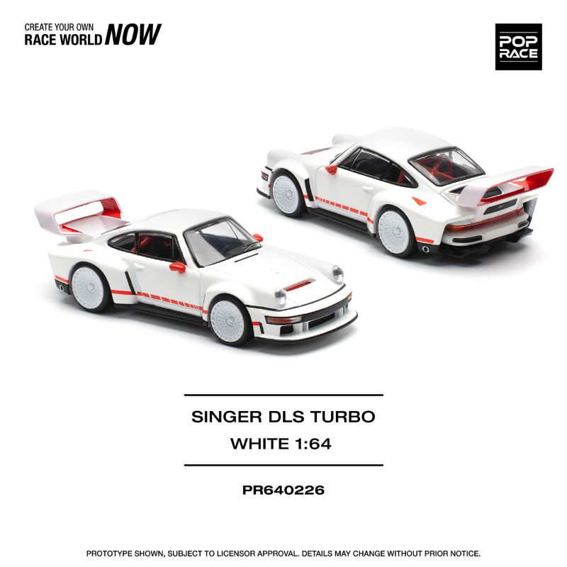 PopRace Singer DLS Turbo (Track) White